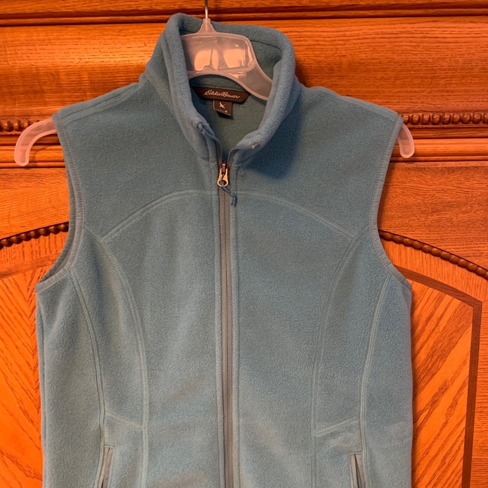 Eddie Bauer Grey Fleece Vest